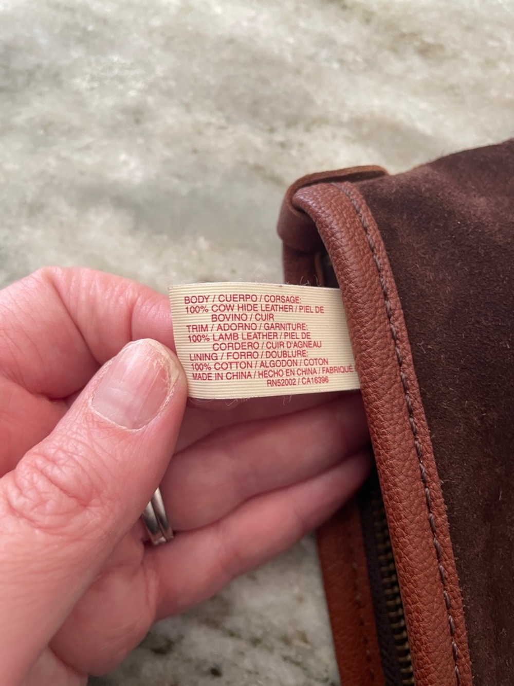 Vintage 90s Leather Lucky Brand Wristlet - Picture 11 of 11